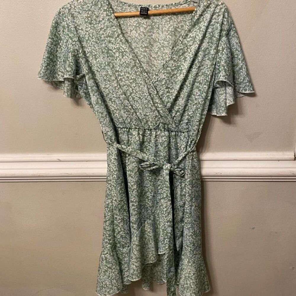 Shein Women's Green Dress